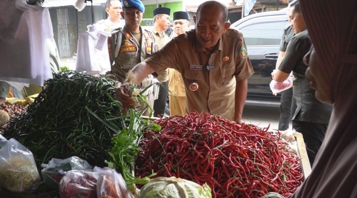 Bupati Langkat Syah Afandin Sidak Pasar Tanjung Pura, Pastikan Harga Stabil di Bulan Ramadan