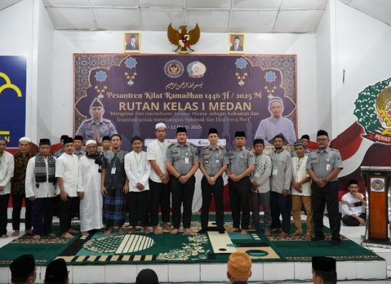 Pembukaan Pesantren Kilat Ramadhan Bagi Warga Binaan Rutan Kelas I Medan