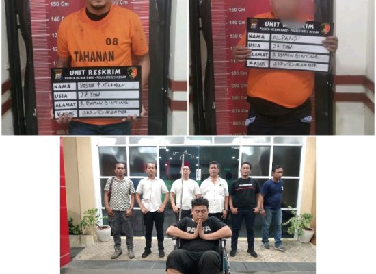 Melawan Petugas, Curanmor di Kos-kosan Ditembak Reskrim Polsek Medan Baru