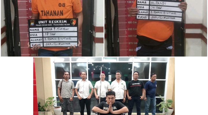 Melawan Petugas, Curanmor di Kos-kosan Ditembak Reskrim Polsek Medan Baru