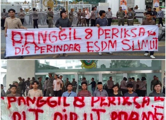 Geruduk Kantor Gubsu, Kapir Minta Gubernur Copot Kadis Perindag ESDM Sumut dan PDAM Tirtanadi Sumut