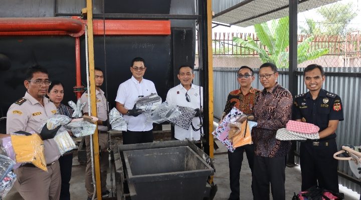 Bea Cukai Kualanamu Musnahkan 3.720 Barang Ilegal Senilai  Rp 127,8 Juta