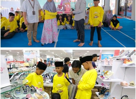 Pertamina Laksanakan SEBARAN, Ajak 53 Anak Yatim Belanja Baju Lebaran
