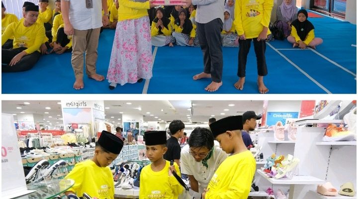 Pertamina Laksanakan SEBARAN, Ajak 53 Anak Yatim Belanja Baju Lebaran