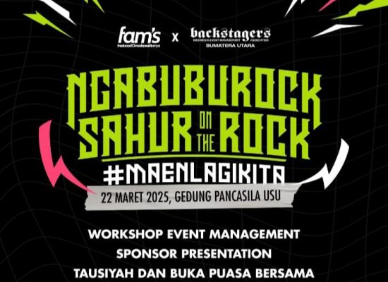 Ngabuburock Sahur On The Rock 2025, Hadirkan Band-band Medan Hingga Bazar UMKM