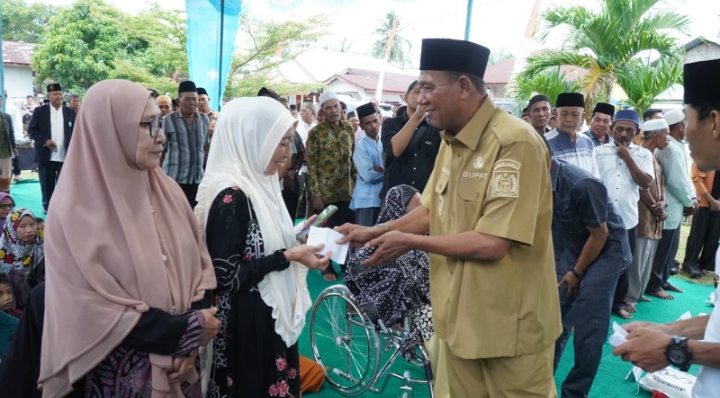 Tutup Safari Ramadhan, Bupati Langkat Syah Afandin Launching Desa Digital Teluk Bakung