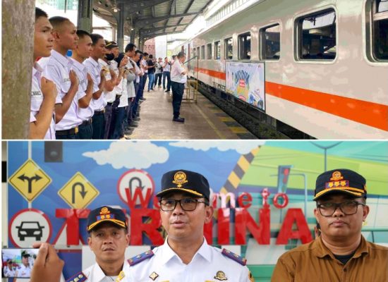 Kolaborasi Pemprov Sumut Dan KAI Berangkatkan 623 Pemudik Tahap I, Sumut Cetak Sejarah, Mudik Gratis Tiga Moda