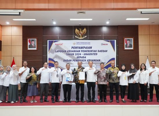 Optimis Raih WTP, Bupati Langkat Serahkan Laporan Keuangan ke BPK Sumut