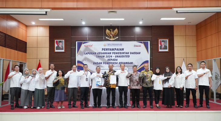 Optimis Raih WTP, Bupati Langkat Serahkan Laporan Keuangan ke BPK Sumut