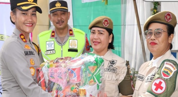 Cek Pos Pam Ops Ketupat Toba 2025, AKBP Sah Udur: Beri Pelayanan Prima dan Tetap Waspada