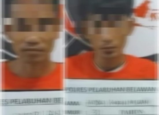 Sat Narkoba Polres Pelabuhan Belawan Tangkap Dua Pengedar Narkoba di Marelan