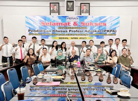 DPC Peradi Medan gelar pendidikan khusus profesi advokat diikuti puluhan sarjana hukum