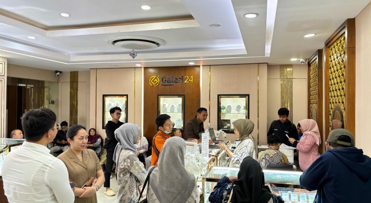 Lebaran Usai, Emas Pegadaian Galeri 24 Laris Manis Diburu Masyarakat