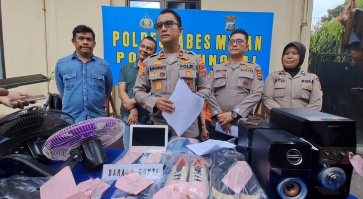 Polsek Sunggal Berhasil Ungkap Kasus Pembongkaran Rumah Kosong