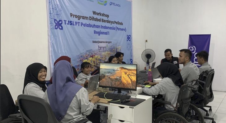 Pelindo Regional 1 Dorong Kemandirian Ekonomi Difabel Lewat Pelatihan Media Sosial