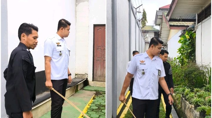 Rutan Kelas IIB Rantau Gelar Deteksi Dini di Area Branggang Perketat Keamanan