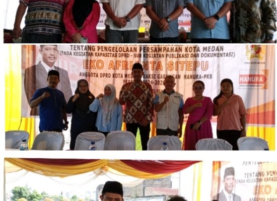 Eko Afrianta Sitepu Gelar Sosper No.7 Tahun 2024 Minta Masyarakat Kelola Sampah dengan Baik