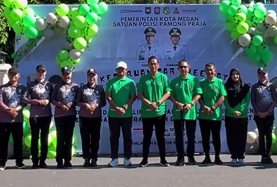 HUT ke- 75 Satpol PP, Walikota Medan Rico Waas Harapkan Satpol PP Jadi Satuan Kebanggaan Bagi Masyarakat
