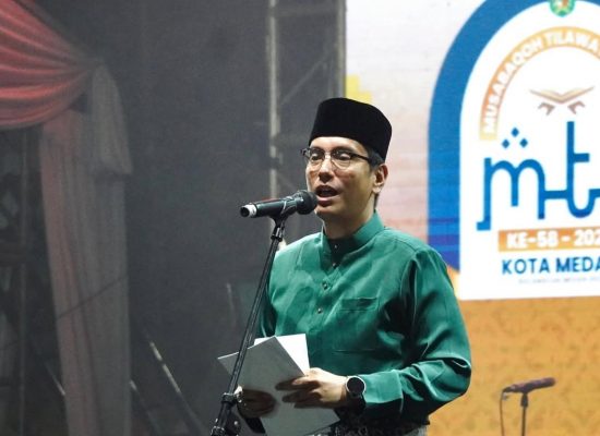 MTQ Kota Medan Ke- 58 Dibuka, Rico Waas: Menciptakan Talenta Melalui Lantunan Ayat Suci Alquran