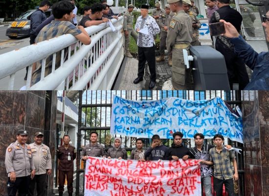 Pendidikan Sumut Diduga Diambang Kehancuran : Mahasiswa Ricuh Desak Gubsu Copot Kadisdik Alexsander Sinulingga
