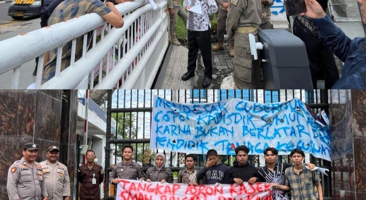 Pendidikan Sumut Diduga Diambang Kehancuran : Mahasiswa Ricuh Desak Gubsu Copot Kadisdik Alexsander Sinulingga