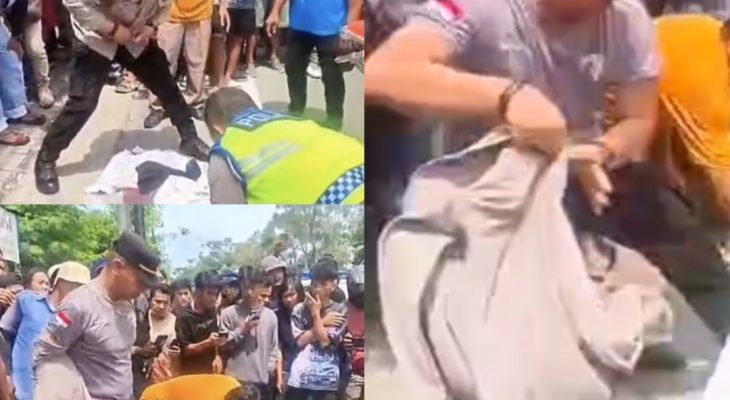 Apresiasi Kapolrestabes Medan, Aksi Terpuji Kapolsek Medan Tuntungan, Iptu Eko Sanjaya Saat Mengevakuasi Jasad Korban Kecelakaan Lalu Lintas