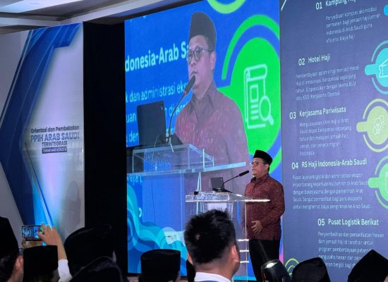 Dirjen PHU Kemenag RI Resmi Buka Orientasi dan Pembekalan PPIH Arab Saudi Terintegrasi 1446 H