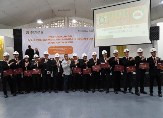 Pelindo Regional 1 Ucapkan Selamat Kepada Peserta Pengukuhan Profesi Insinyur Angkatan XIII USU Tahun 2025