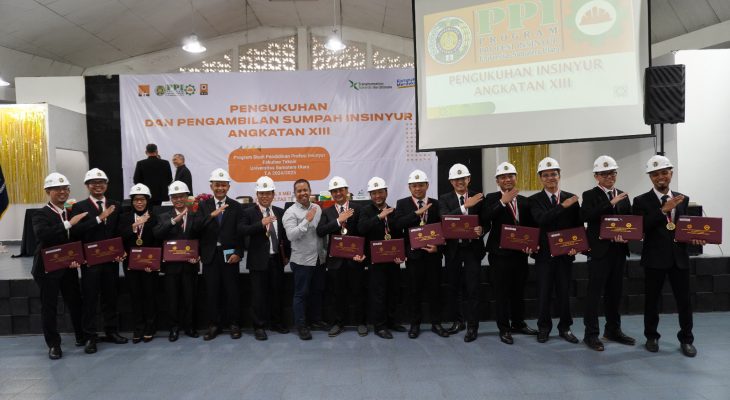 Pelindo Regional 1 Ucapkan Selamat Kepada Peserta Pengukuhan Profesi Insinyur Angkatan XIII USU Tahun 2025