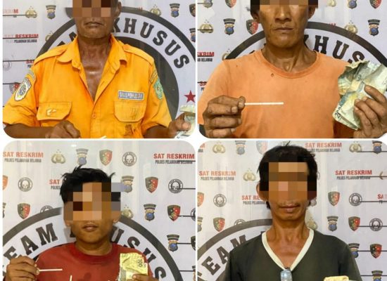 Tangkap Empat Pelaku Pungli, Satreskrim Polres Pelabuhan Belawan Sita Barang Bukti Uang dan Karcis Ilegal