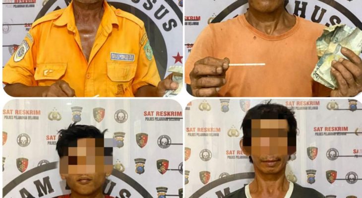 Tangkap Empat Pelaku Pungli, Satreskrim Polres Pelabuhan Belawan Sita Barang Bukti Uang dan Karcis Ilegal