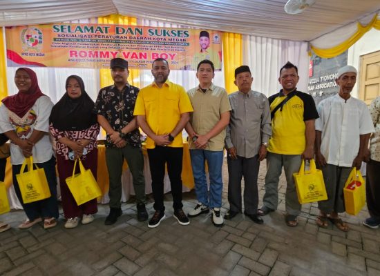Anggota DPRD Medan Rommy Van Boy Sosper Penanggulangan Kemiskinankinan