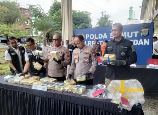 Bawa Sabu 22 Kilogram, Kurir Jaringan Malaysia Ditangkap Satresnarkoba Polrestabes Medan