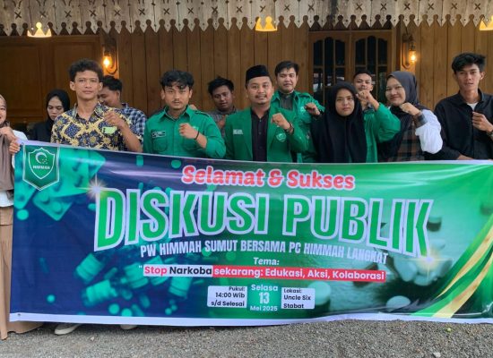 Kapolres Langkat Absen Dalam Diskusi Terbuka Yang Digelar PW HIMMAH Sumut Terkait Persoalan Narkoba