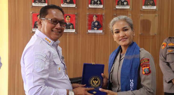 Jalin Koordinasi Antar Instansi ,Kapolres Pematangsiantar Terima Audiensi Kalapas Klas II A Davy Bartian