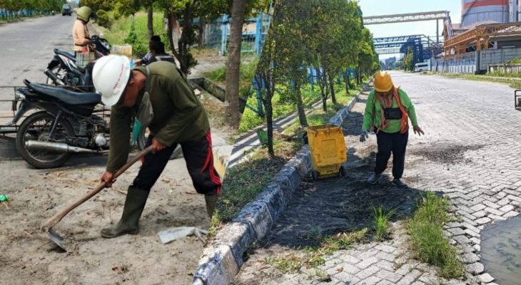 PT Pelindo Regional 1 Belawan Perkuat Komitmen Menjaga Kebersihan Kawasan Pelabuhan Belawan