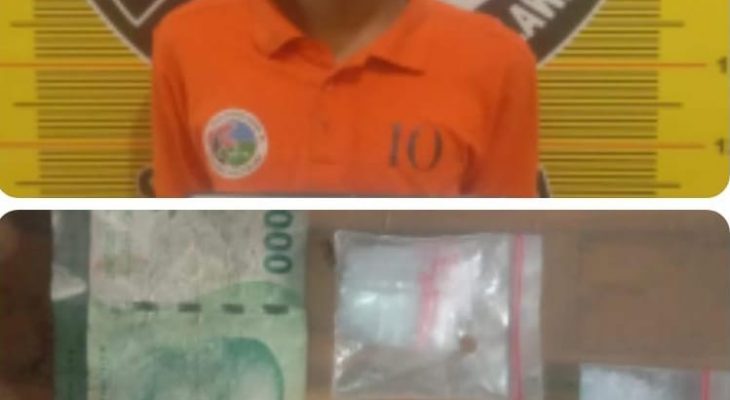Gagal Buang Barang Bukti, Pengedar Sabu di Mabar Ditangkap Sat Narkoba Polres Belawan