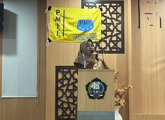 Pelantikan PR PMII FIS UINSU : Dekan FIS UINSU Tegaskan PMII Bukan Sekedar Organisasi