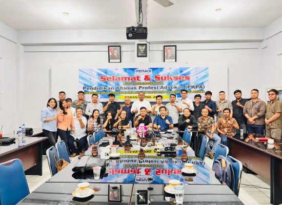 PKPA 2025 Peradi Kota Medan selesai, Dwi Ngai Sinaga: Para peserta siap hadapi ujian profesi