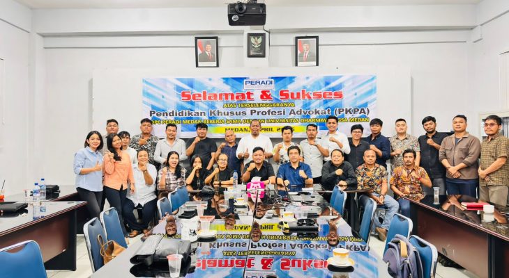 PKPA 2025 Peradi Kota Medan selesai, Dwi Ngai Sinaga: Para peserta siap hadapi ujian profesi