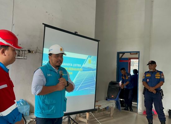 PLN berikan Edukasi Keselamatan Kelistrikan, Bangun Kolaborasi bersama Damkar Tanjung Balai