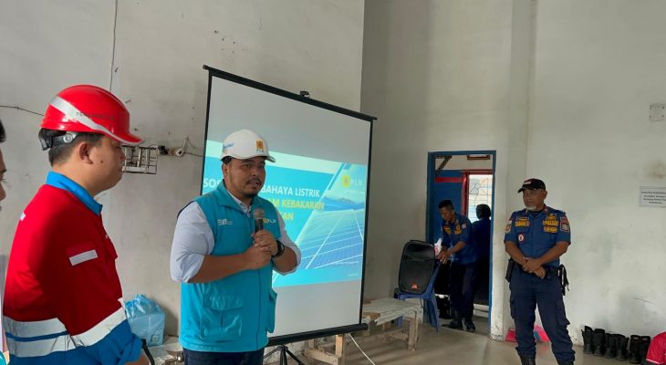 PLN berikan Edukasi Keselamatan Kelistrikan, Bangun Kolaborasi bersama Damkar Tanjung Balai