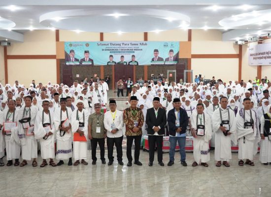 Sebanyak 7.530 Jemaah Calhaj Embarkasi Medan Sudah Diberangkatkan ke Tanah Suci