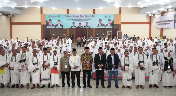 Sebanyak 7.530 Jemaah Calhaj Embarkasi Medan Sudah Diberangkatkan ke Tanah Suci