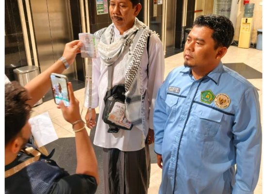 360 Jemaah Haji Kloter 09 KNO Sudah Kantongi Kartu Nusuk Jelang Armuzna