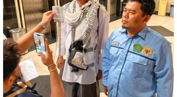 360 Jemaah Haji Kloter 09 KNO Sudah Kantongi Kartu Nusuk Jelang Armuzna