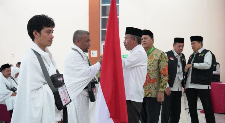 Ditandai Dengan Penyerahan Petaka Merah Putih, Kloter Pamungkas Diberangkatkan