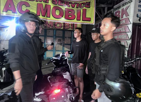 Tim URC GAS 3C Polrestabes Medan Intensifkan Patroli Hunting System Sampai Pagi