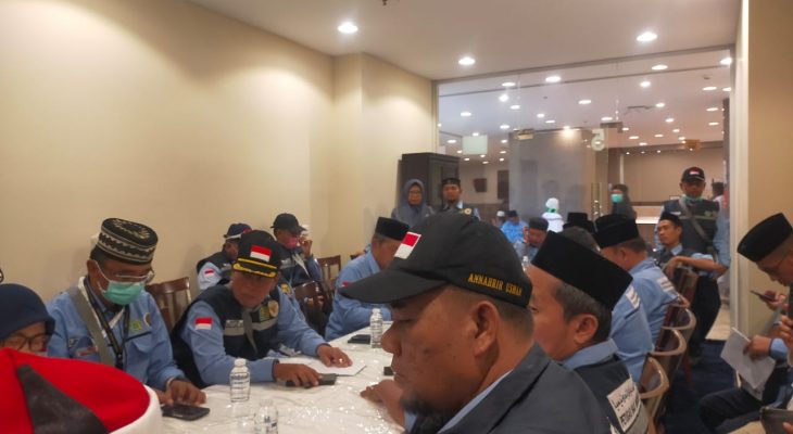 Jelang Armuzna, Ketua Kloter 09 KNO Lakukan Koordinasi dengan Kepala Sektor 7 Makkah