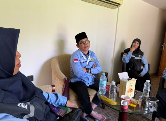 Fokus Pantau Landis, Tim PPIH Sektor 4 Makkah Gelar Rakor Jelang Armuzna